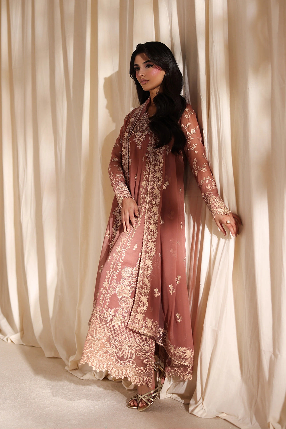 Azure | Azure Luxe | Lilywood - Luxury Dress - available at Maria Faisal in UK and USA.
