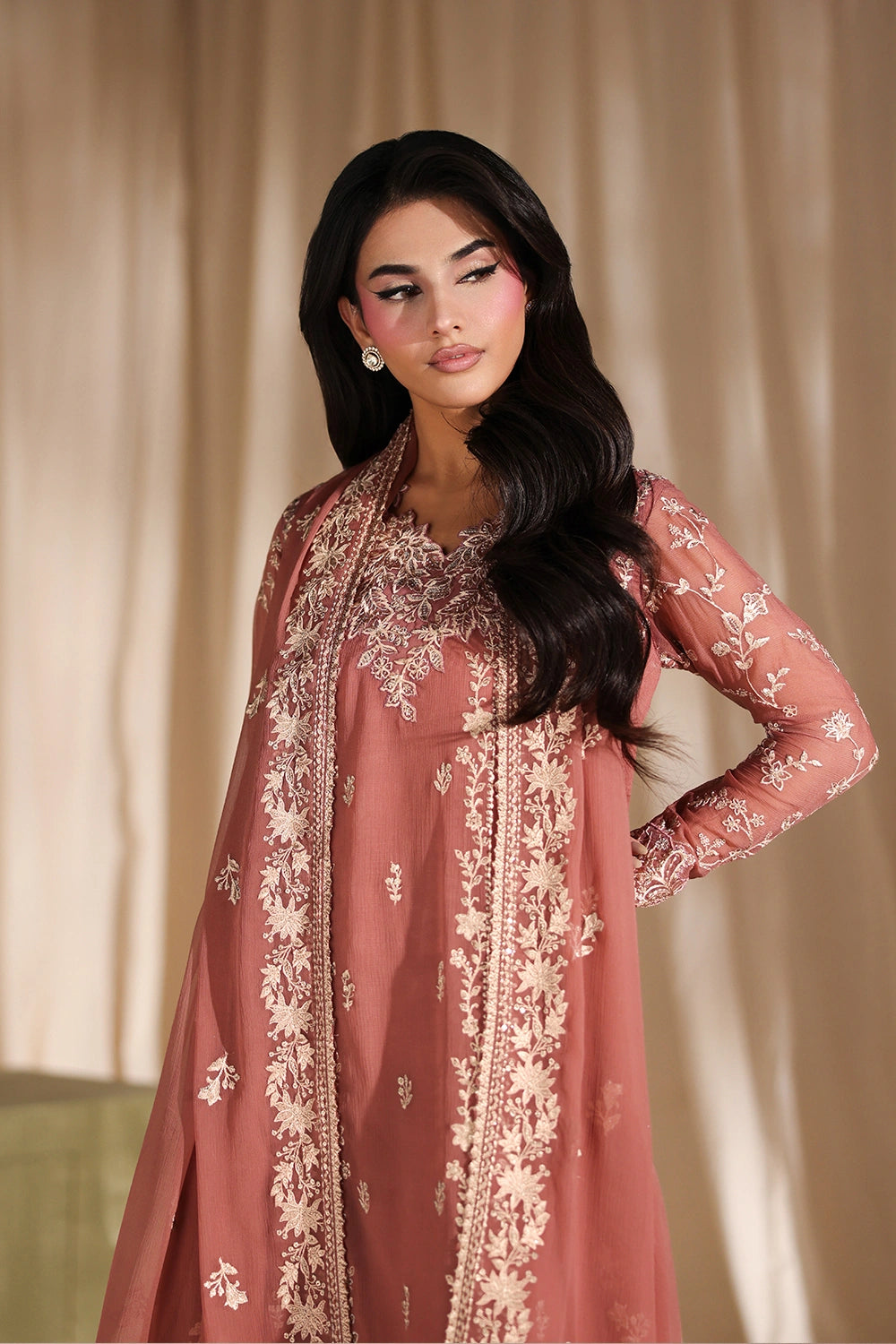 Azure | Azure Luxe | Lilywood - Luxury Dress - available at Maria Faisal in UK and USA.