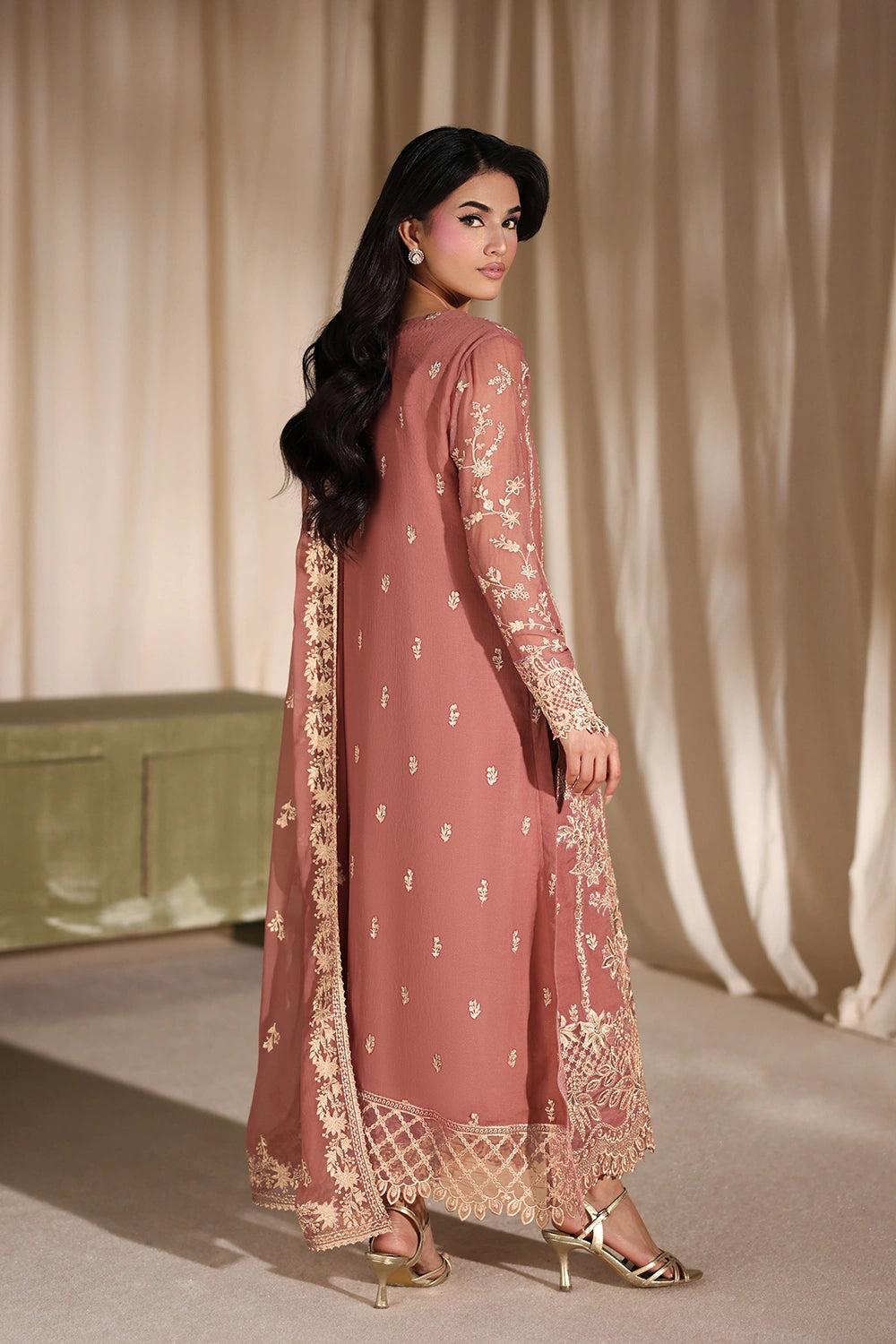 Azure | Azure Luxe | Lilywood - Luxury Dress - available at Maria Faisal in UK and USA.