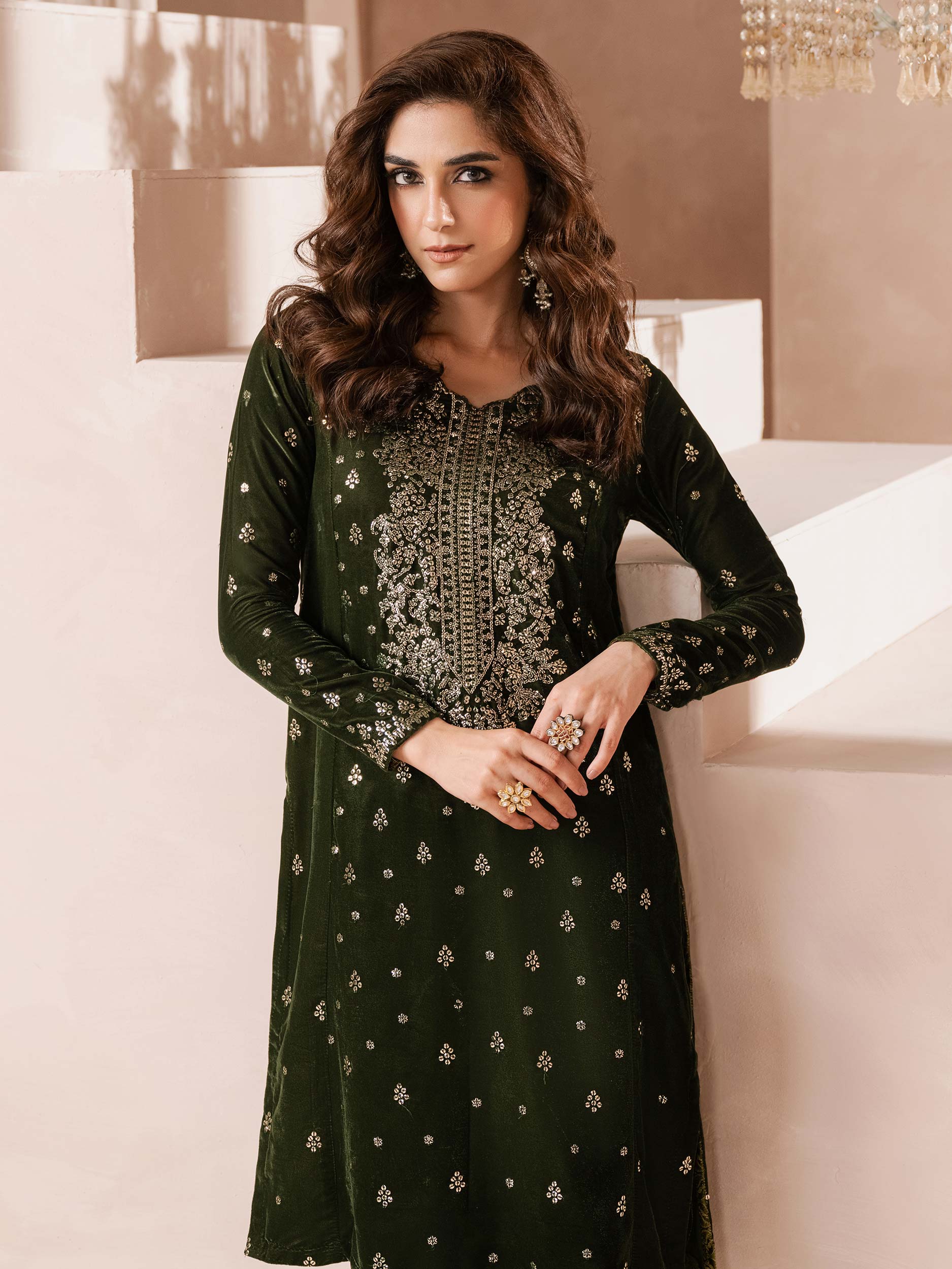 Lime Light | Velvet Pret | V-07 | Mariafaisal Lime Light | Velvet Pret | V-07 | Mariafaisal