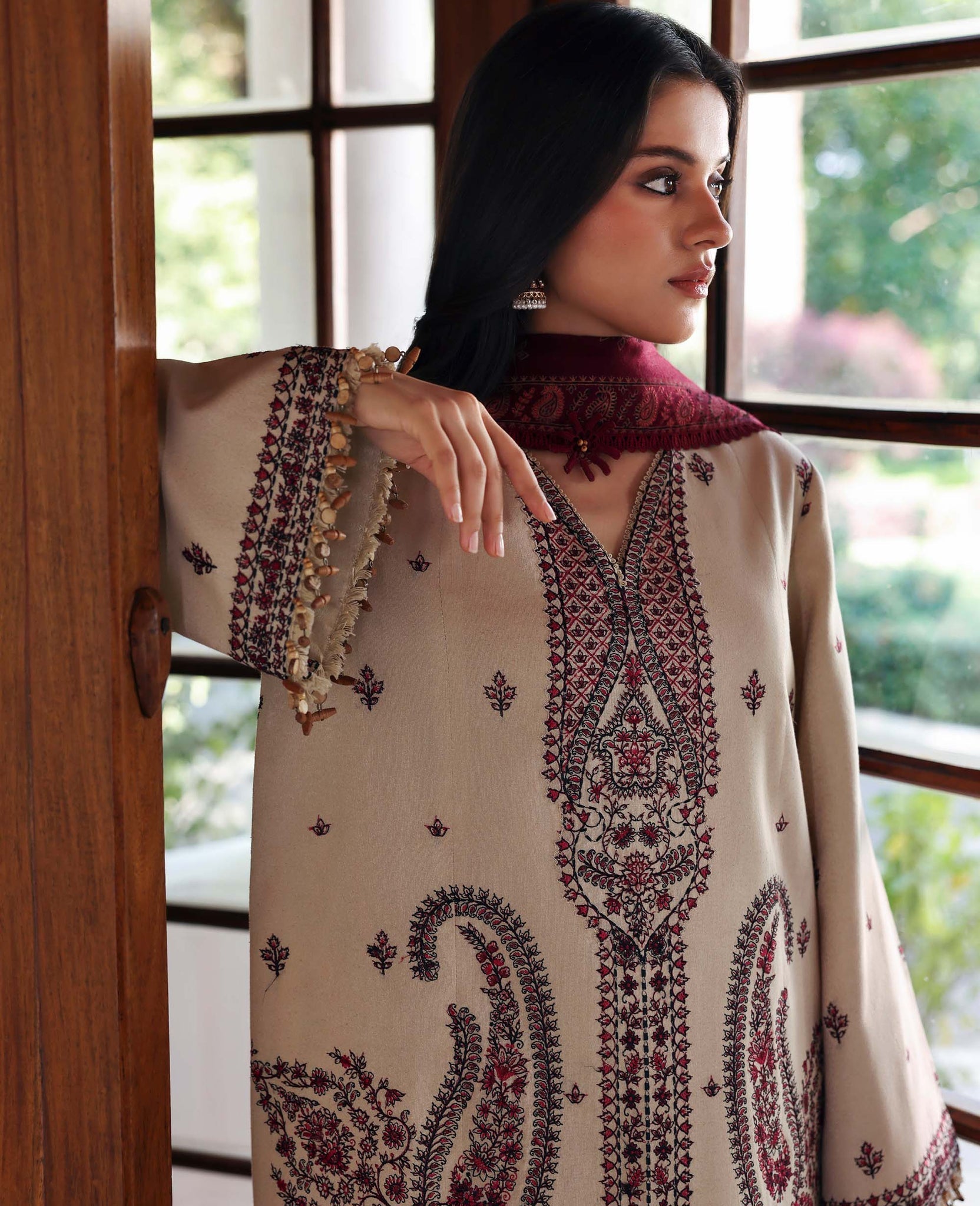 Liora – authentic Pakistani dress from the Amaris Luxury Shawl 25 collection for women in the UK