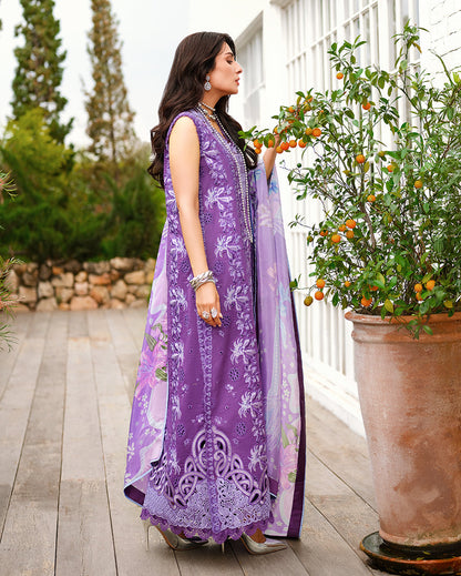 Mushq | Amoi Luxury Lawn | Lovers Lane - Luxury Dress - available at Maria Faisal in UK and USA.