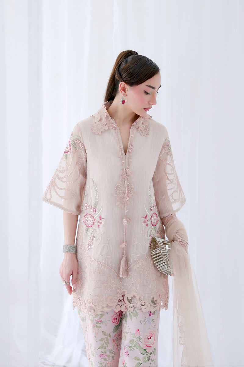 Saira Rizwan | Lael Silk Edit 26 | LUNELLE-SRLC26-03 - Luxury Dress - available at Maria Faisal in UK and USA.