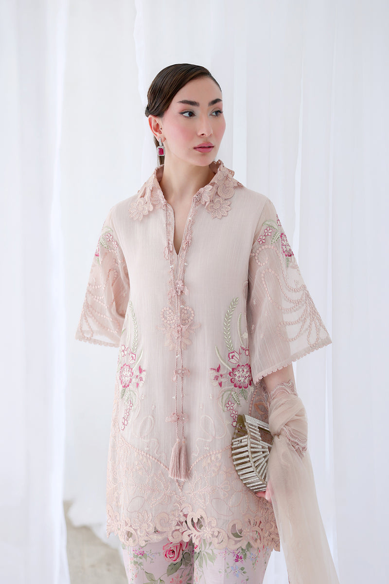 Saira Rizwan | Lael Silk Edit 26 | LUNELLE-SRLC26-03 - Luxury Dress - available at Maria Faisal in UK and USA.