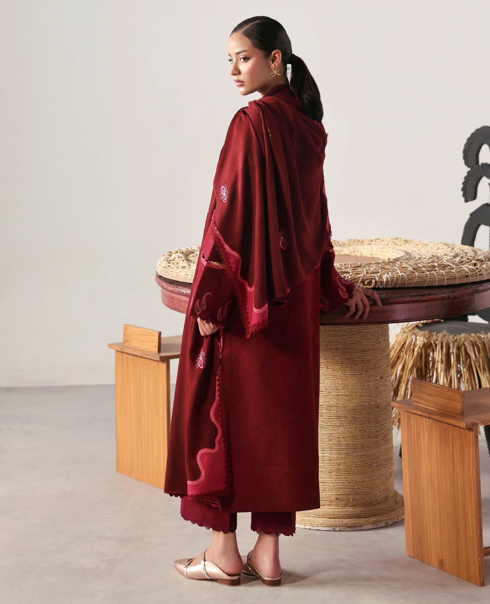 Republic Womenswear | Basics Winter 25 | Luneve - Casual Dress - available at Maria Faisal in UK and USA.