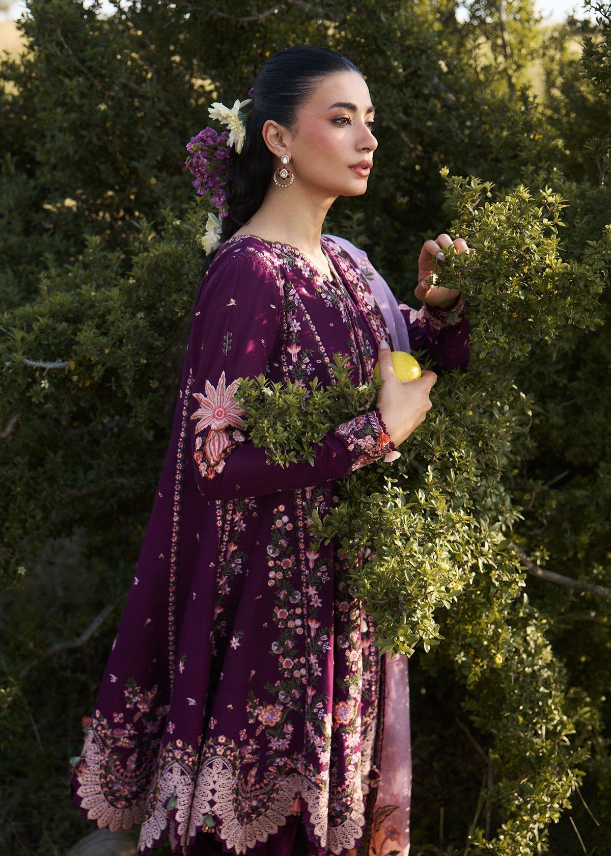 Hussain Rehar | Jinan 26 | Lyla - Luxury Dress - available at Maria Faisal in UK and USA.