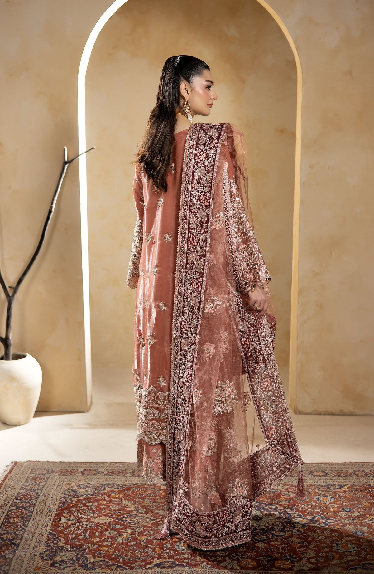 Imrozia Premium | Aurelia Formals 26 | JF-42 A Lyra - Formal Dress - available at Maria Faisal in UK and USA.