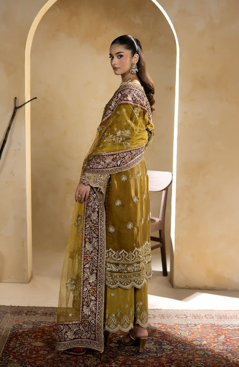 Imrozia Premium | Aurelia Formals 26 | JF-42 B Lyra - Formal Dress - available at Maria Faisal in UK and USA.