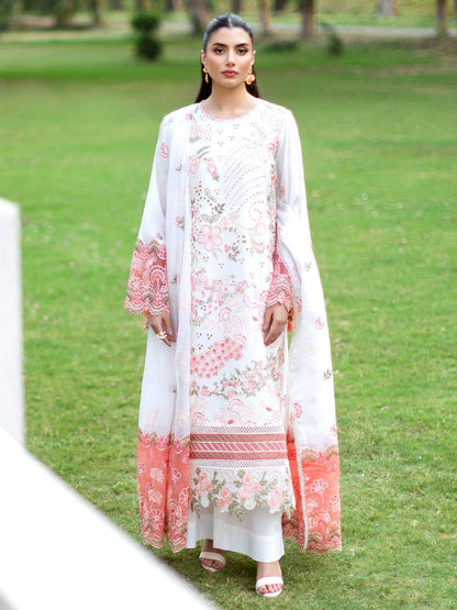 Mahnur | Sophie Luxury Lawn 25 | Lyra by Maria Faisal - Registered Vendor of : Mahnur - type : Ladies Clothes - 100% original wedding dresses