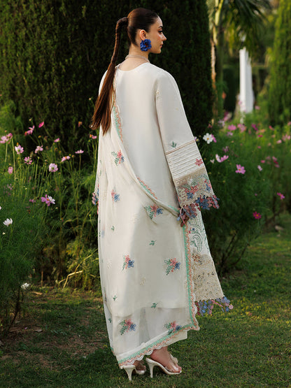 Mahnur | Morbagh Luxury Lawn 26 | M-03 - Luxury Dress - available at Maria Faisal in UK and USA.