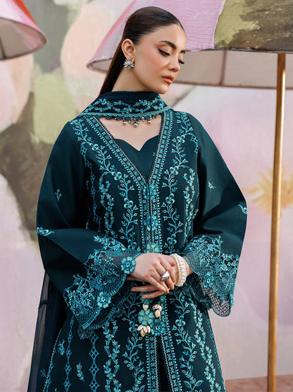 Mahnur | Morbagh Luxury Lawn 26 | M-04 - Luxury Dress - available at Maria Faisal in UK and USA.