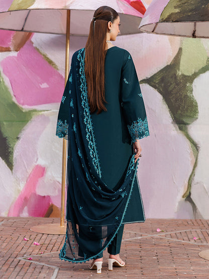 Mahnur | Morbagh Luxury Lawn 26 | M-04 - Luxury Dress - available at Maria Faisal in UK and USA.