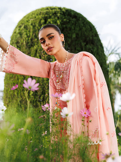 Mahnur | Morbagh Luxury Lawn 26 | M-05 - Luxury Dress - available at Maria Faisal in UK and USA.