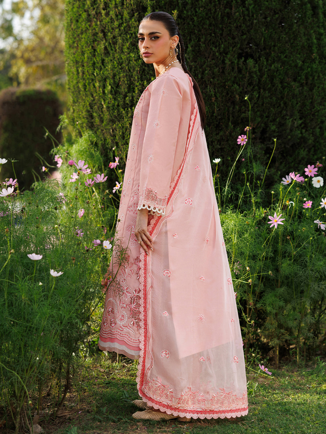 Mahnur | Morbagh Luxury Lawn 26 | M-05 - Luxury Dress - available at Maria Faisal in UK and USA.