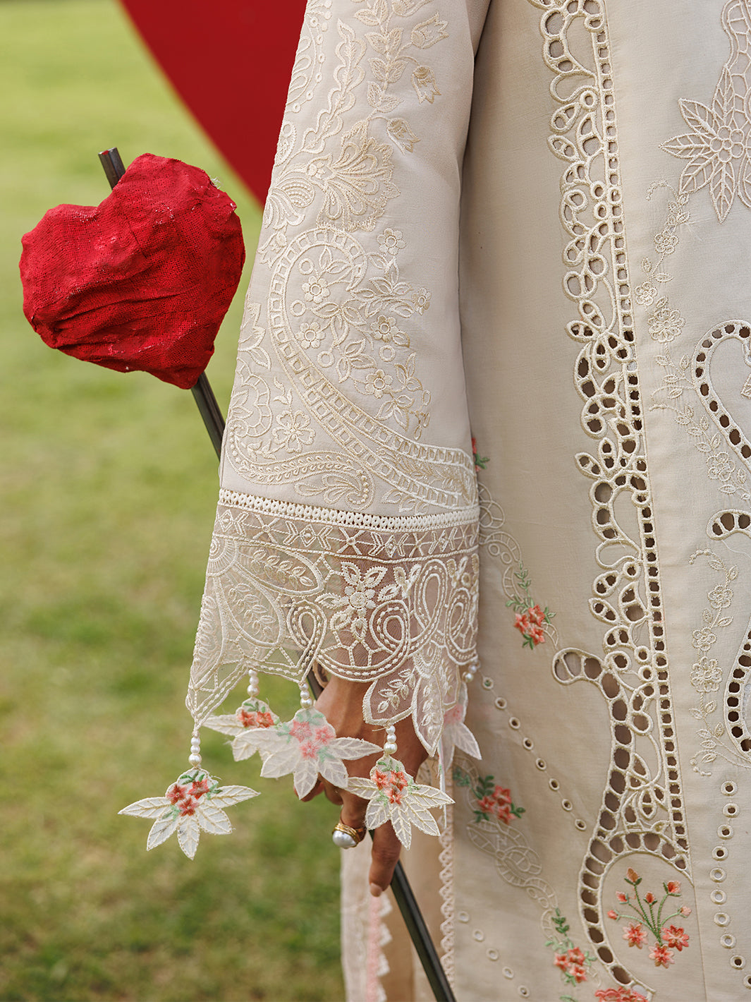 Mahnur | Morbagh Luxury Lawn 26 | M-07 - Luxury Dress - available at Maria Faisal in UK and USA.