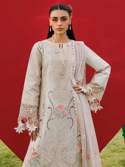 Mahnur | Morbagh Luxury Lawn 26 | M-07 - Luxury Dress - available at Maria Faisal in UK and USA.