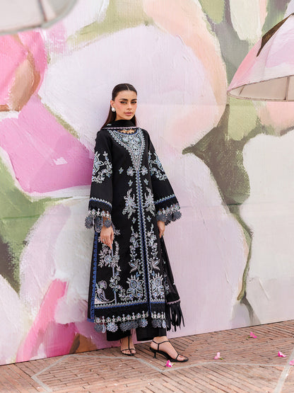 Mahnur | Morbagh Luxury Lawn 26 | M-08 - Luxury Dress - available at Maria Faisal in UK and USA.