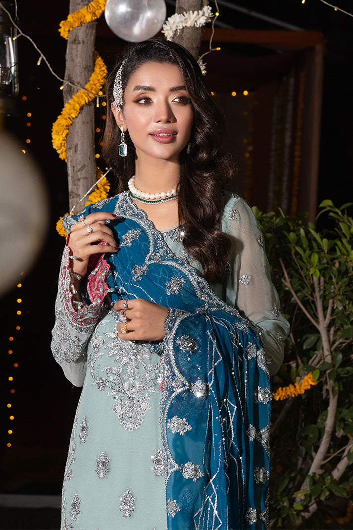 Imrozia Premium | Shagun Formals | M-105 Izza - Formal Dress - available at Maria Faisal in UK and USA.