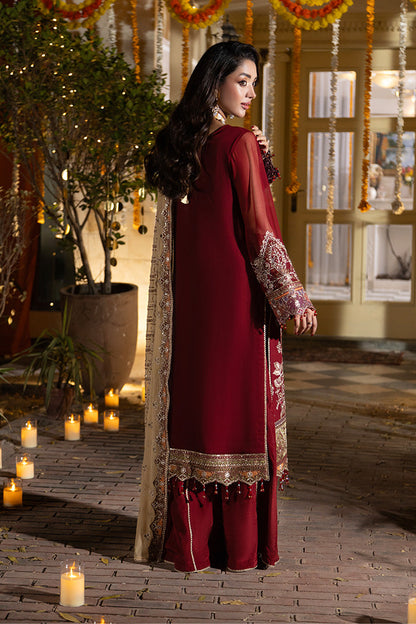 Imrozia Premium | Shagun Formals | M-109 Hoorain - Formal Dress - available at Maria Faisal in UK and USA.
