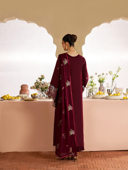 Mahnur | Morbagh Luxury Lawn 26 | M-10 - Luxury Dress - available at Maria Faisal in UK and USA.