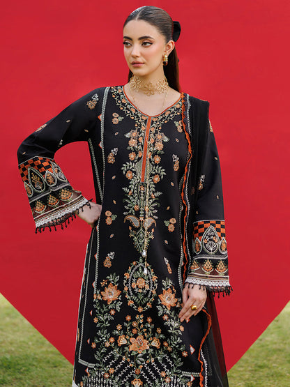 Mahnur | Morbagh Luxury Lawn 26 | M-11 - Luxury Dress - available at Maria Faisal in UK and USA.