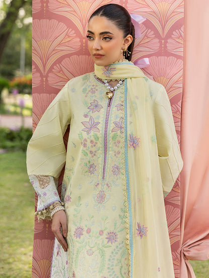 Mahnur | Morbagh Luxury Lawn 26 | M-12 - Luxury Dress - available at Maria Faisal in UK and USA.