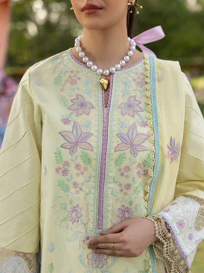 Mahnur | Morbagh Luxury Lawn 26 | M-12 - Luxury Dress - available at Maria Faisal in UK and USA.