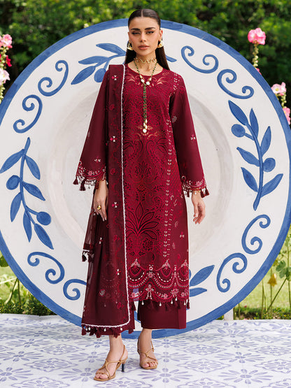 Mahnur | Morbagh Luxury Lawn 26 | M-13 - Luxury Dress - available at Maria Faisal in UK and USA.