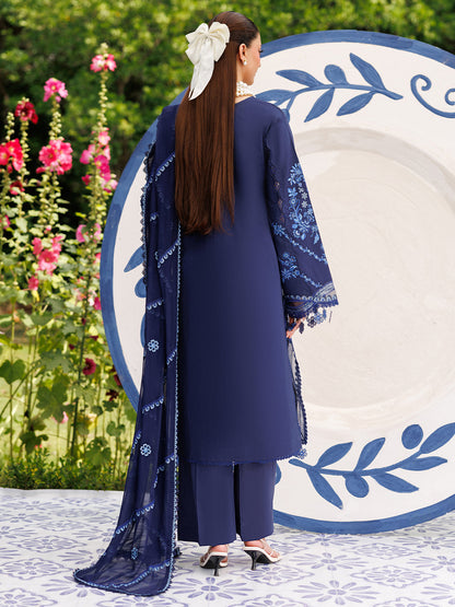 Mahnur | Morbagh Luxury Lawn 26 | M-14 - Luxury Dress - available at Maria Faisal in UK and USA.
