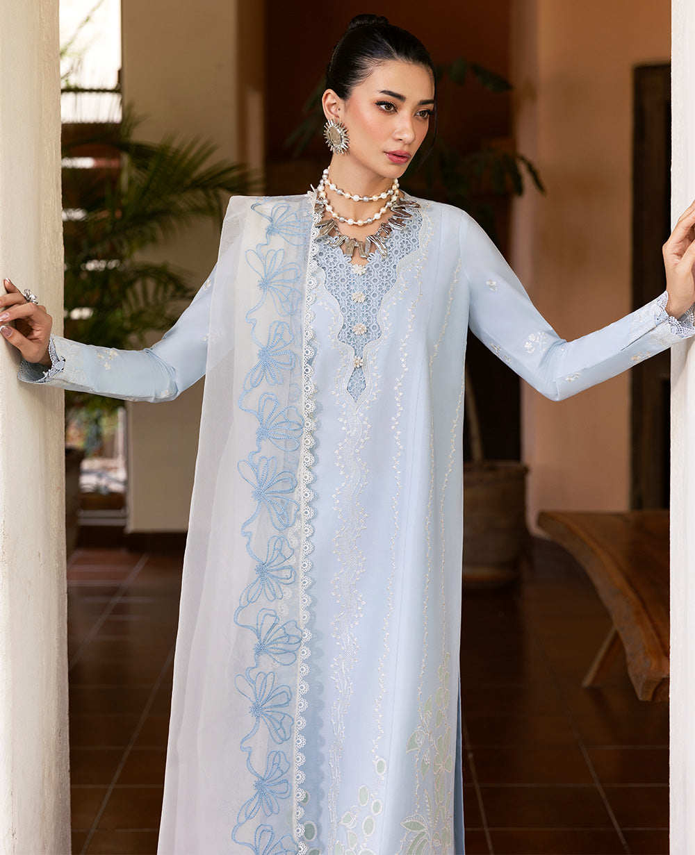 Republic Womenswear | Embroidered Pret | M-151 - Ladies Clothes - Maria Faisal