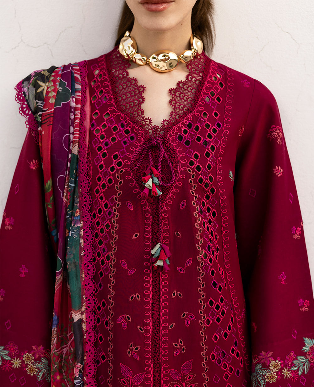 Republic Womenswear | Embroidered Pret | M-153 - Ladies Clothes - Maria Faisal