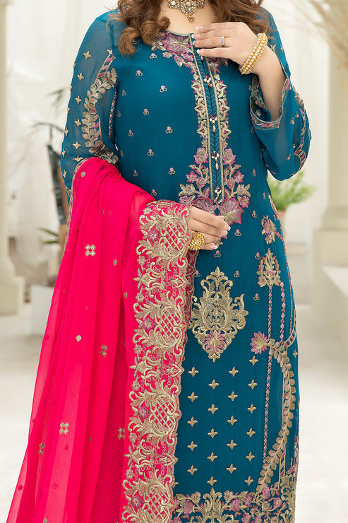 Imrozia Premium | Esta Bonita | M-17 Veridian Jade - Ladies Clothes - Maria Faisal