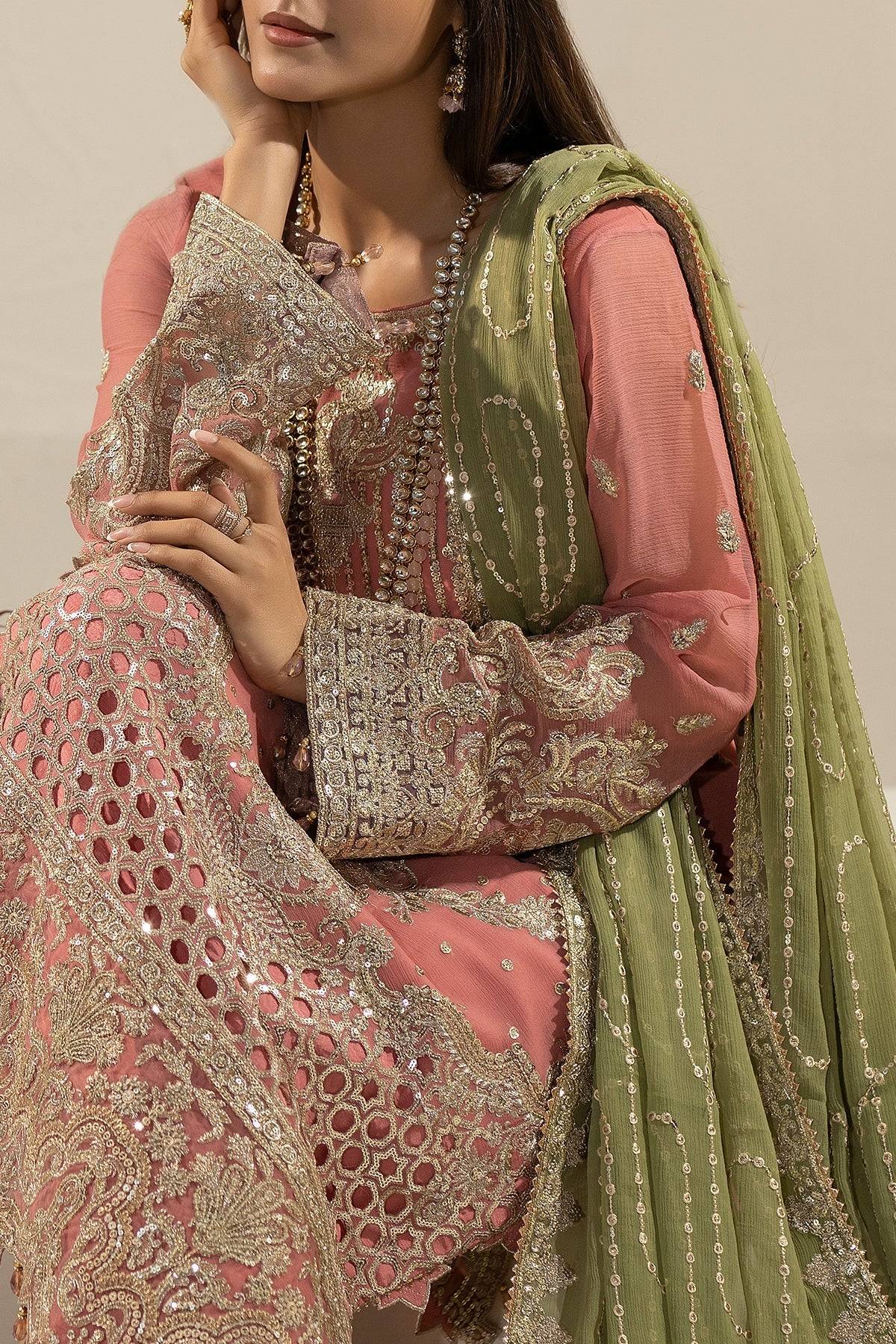 Imrozia Premium | Nisha Collection | M-82 NURAH by Maria Faisal - Registered Vendor of : Imrozia Premium - type : Ladies Clothes - 100% original wedding dresses