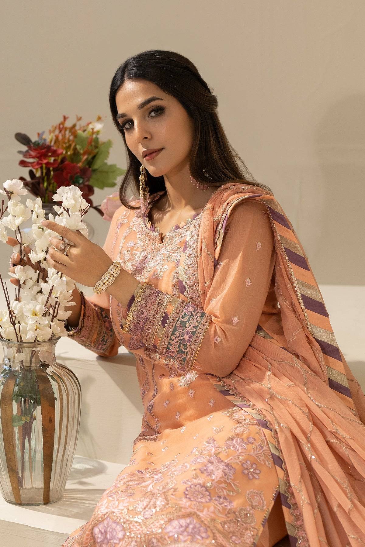 Imrozia Premium | Nisha Collection | M-83 ZIMAL by Maria Faisal - Registered Vendor of : Imrozia Premium - type : Ladies Clothes - 100% original wedding dresses
