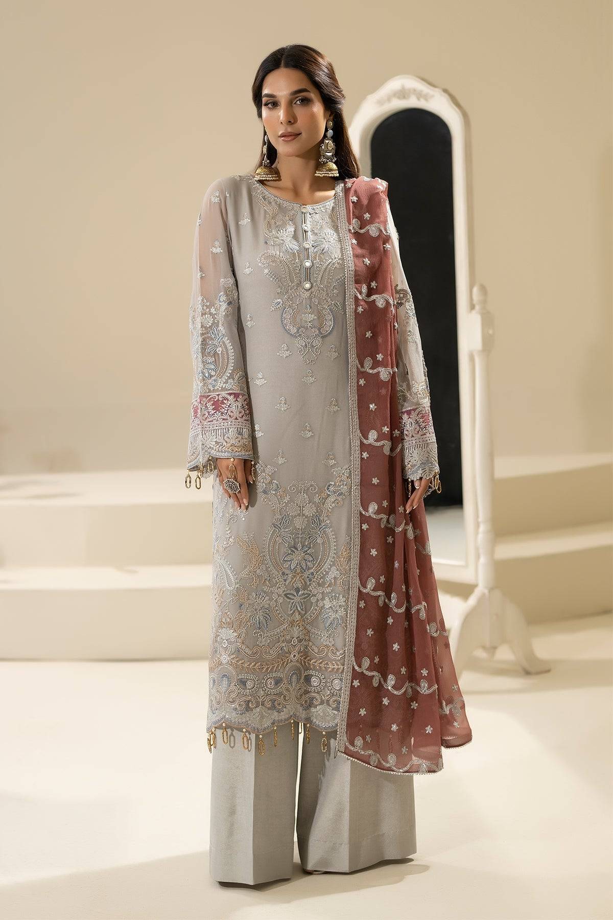 Imrozia Premium | Nisha Collection | M-85 MEHZA by Maria Faisal - Registered Vendor of : Imrozia Premium - type : Ladies Clothes - 100% original wedding dresses