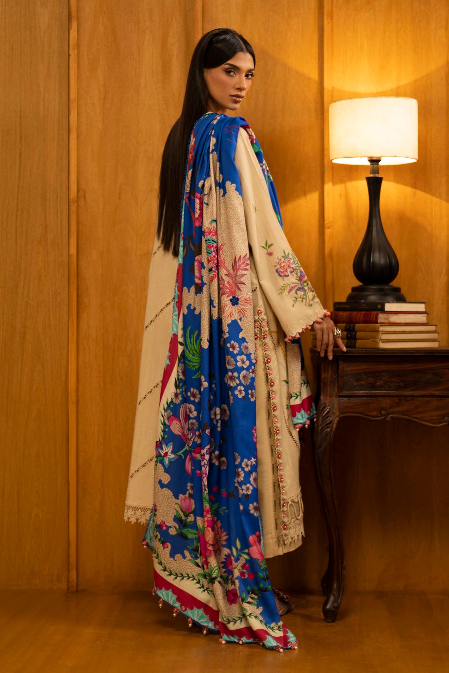 Sana Safinaz | Muzlin Winter 25 | M253-001A - Casual Dress - available at Maria Faisal in UK and USA.