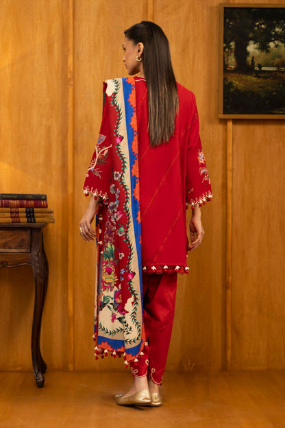 Sana Safinaz | Muzlin Winter 25 | M253-001B - Casual Dress - available at Maria Faisal in UK and USA.