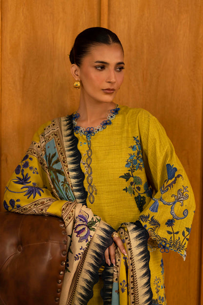 Sana Safinaz | Muzlin Winter 25 | M253-004A - Casual Dress - available at Maria Faisal in UK and USA.