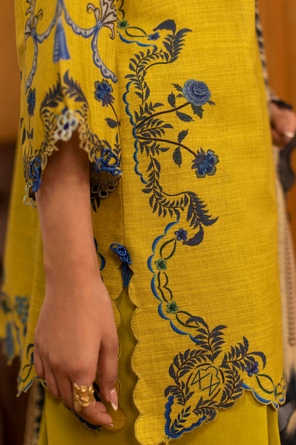 Sana Safinaz | Muzlin Winter 25 | M253-004A - Casual Dress - available at Maria Faisal in UK and USA.