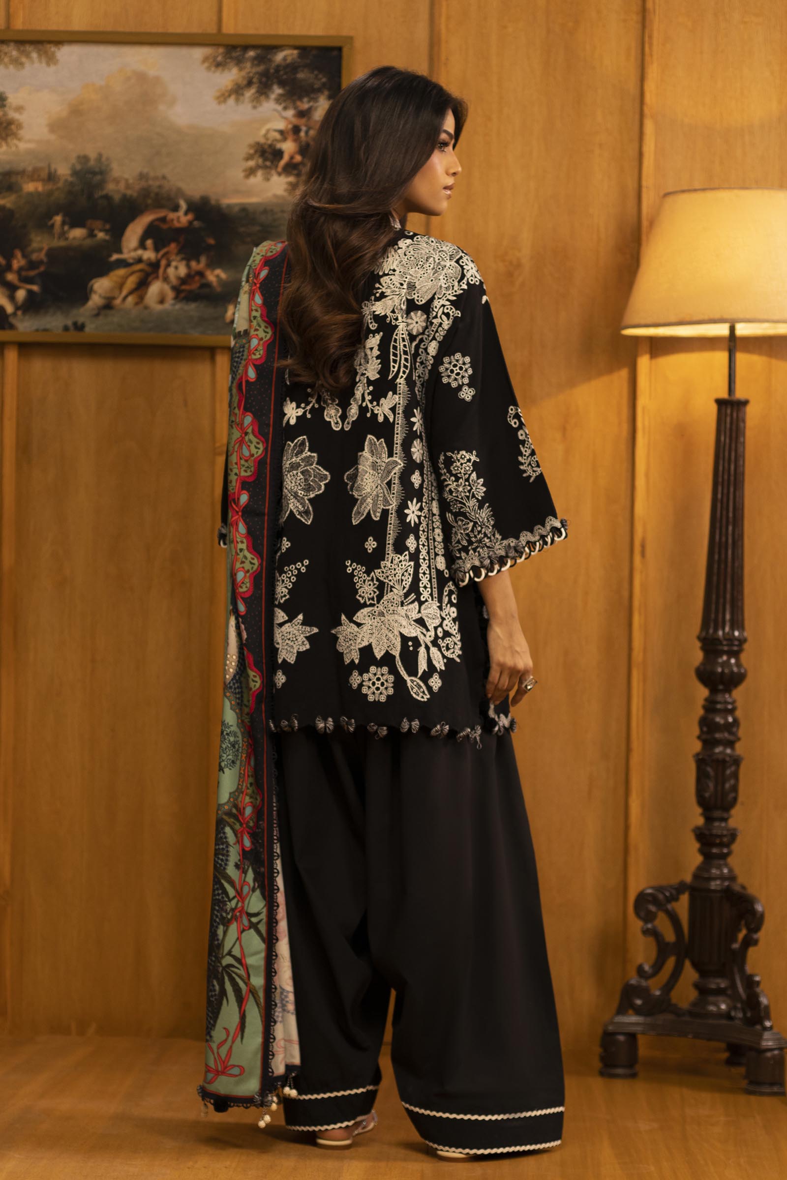 Sana Safinaz | Muzlin Winter 25 | M253-005A - Casual Dress - available at Maria Faisal in UK and USA.