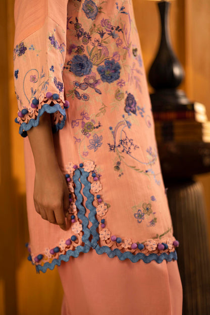Sana Safinaz | Muzlin Winter 25 | M253-006B - Casual Dress - available at Maria Faisal in UK and USA.