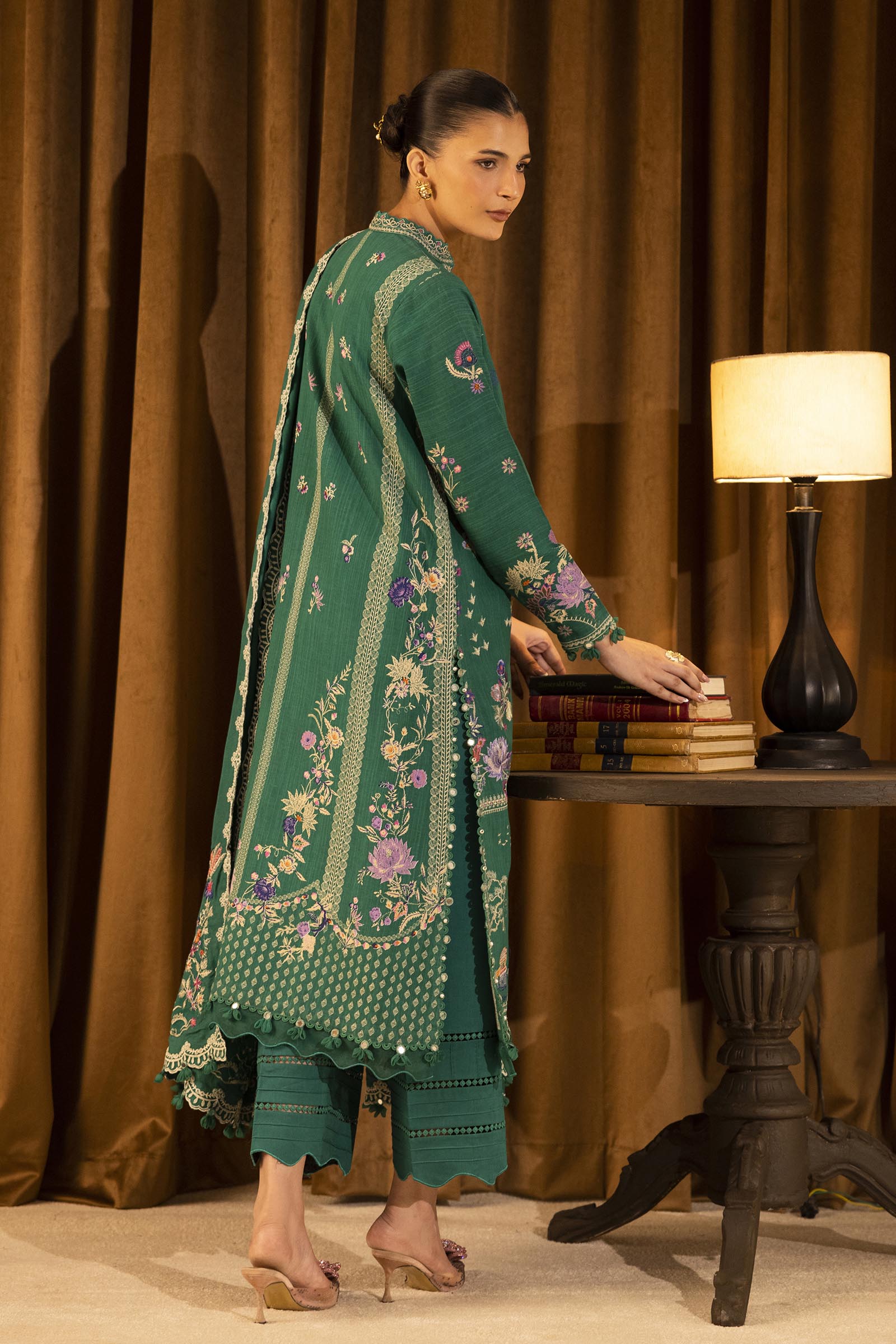 Sana Safinaz | Muzlin Winter 25 | M253-007A - Casual Dress - available at Maria Faisal in UK and USA.