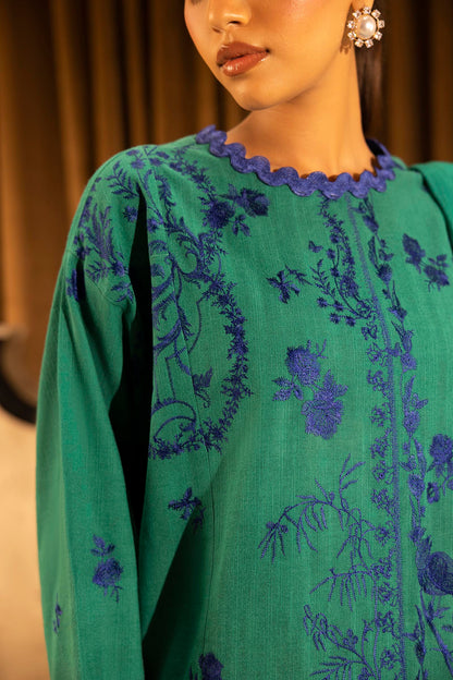 Sana Safinaz | Muzlin Winter 25 | 010A - Casual Dress - available at Maria Faisal in UK and USA.