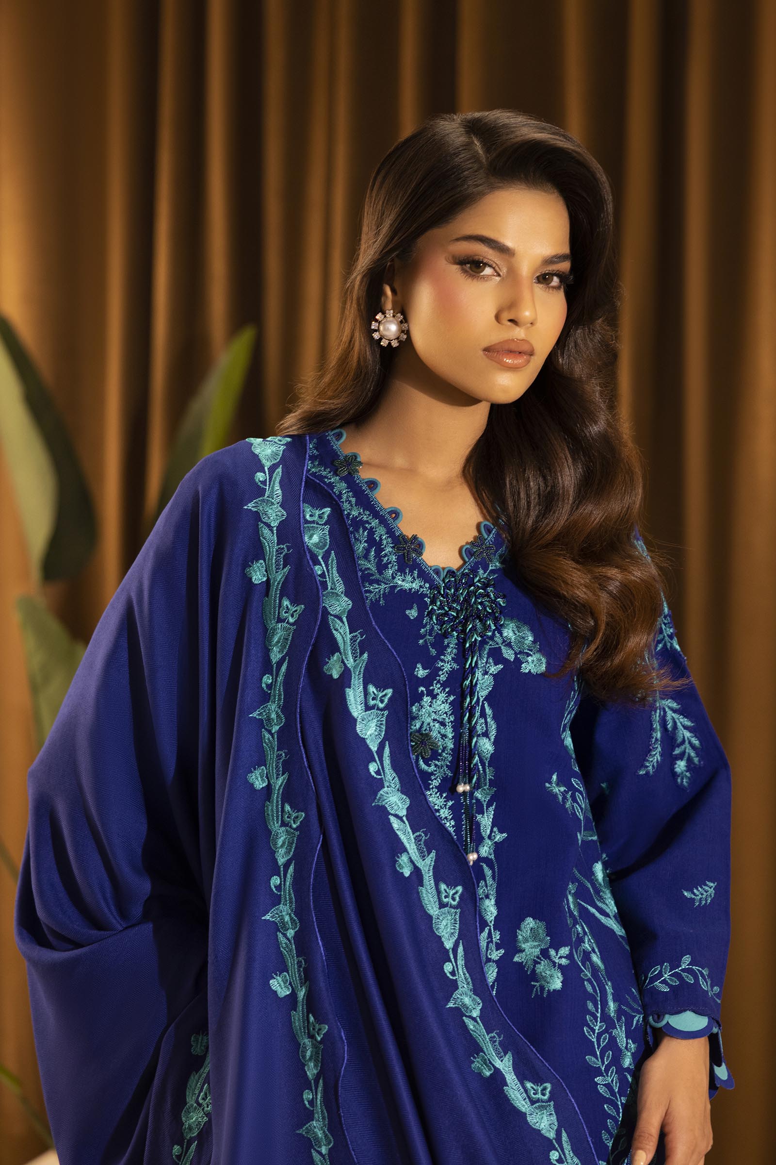 Sana Safinaz | Muzlin Winter 25 | 010B - Casual Dress - available at Maria Faisal in UK and USA.