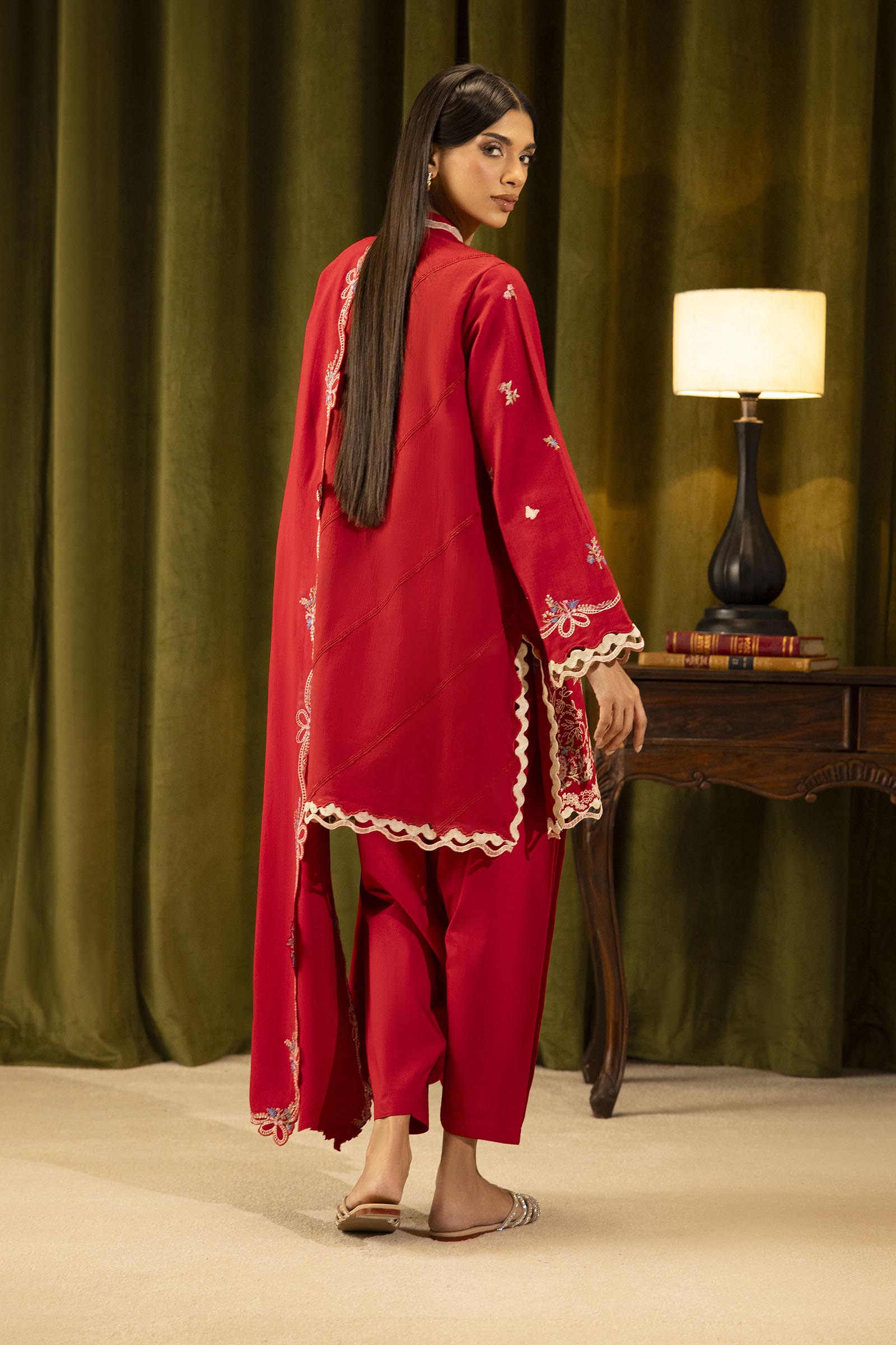 Sana Safinaz | Muzlin Winter 25 | 012B - Casual Dress - available at Maria Faisal in UK and USA.