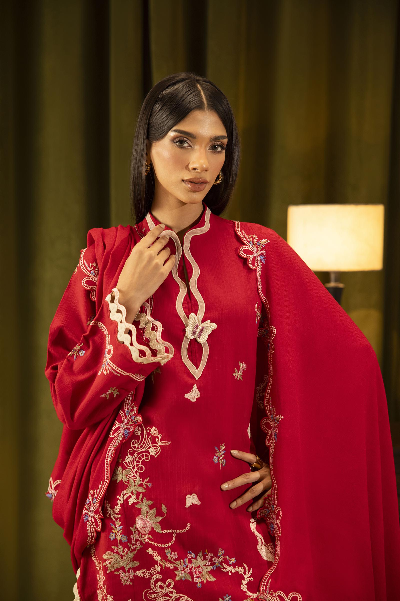 Sana Safinaz | Muzlin Winter 25 | 012B - Casual Dress - available at Maria Faisal in UK and USA.