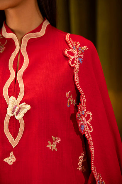 Sana Safinaz | Muzlin Winter 25 | 012B - Casual Dress - available at Maria Faisal in UK and USA.