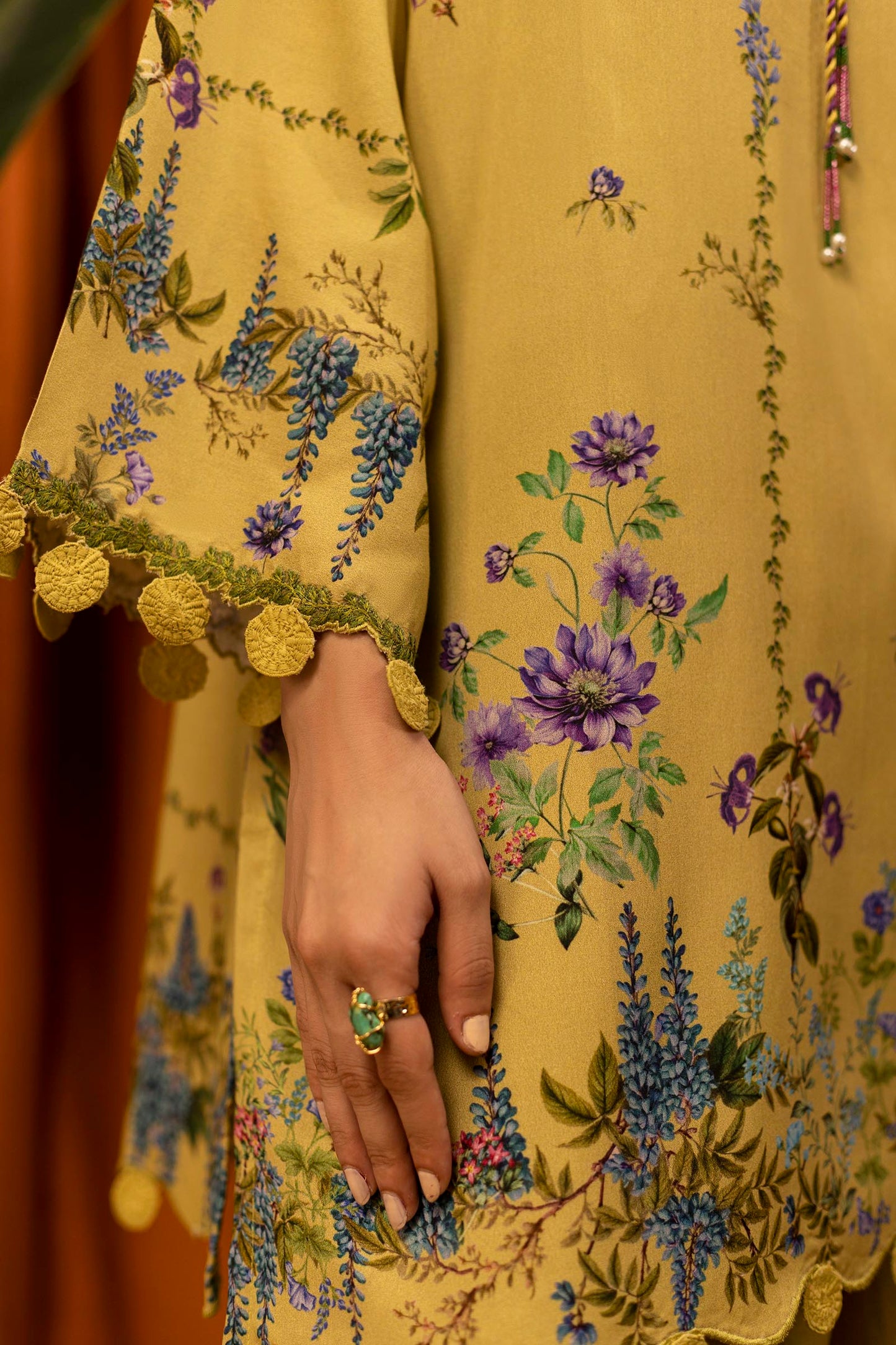 Sana Safinaz | Muzlin Winter 25 | 013A - Casual Dress - available at Maria Faisal in UK and USA.