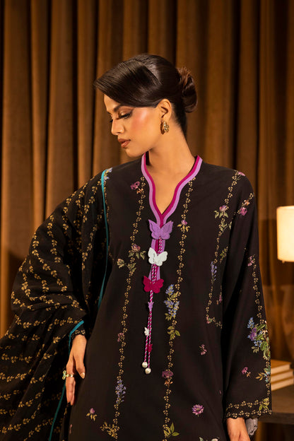 Sana Safinaz | Muzlin Winter 25 | 013B - Casual Dress - available at Maria Faisal in UK and USA.
