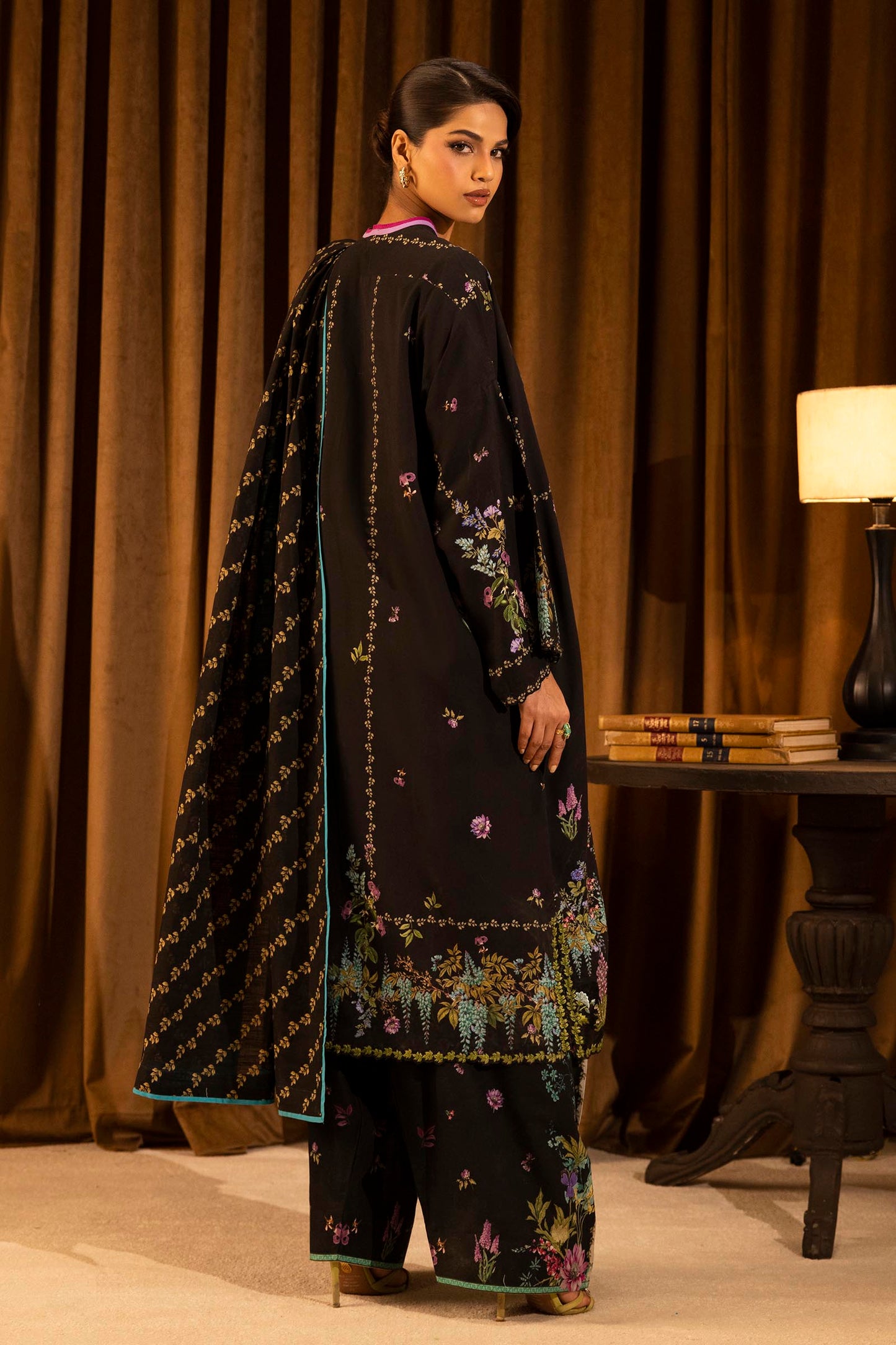 Sana Safinaz | Muzlin Winter 25 | 013B - Casual Dress - available at Maria Faisal in UK and USA.
